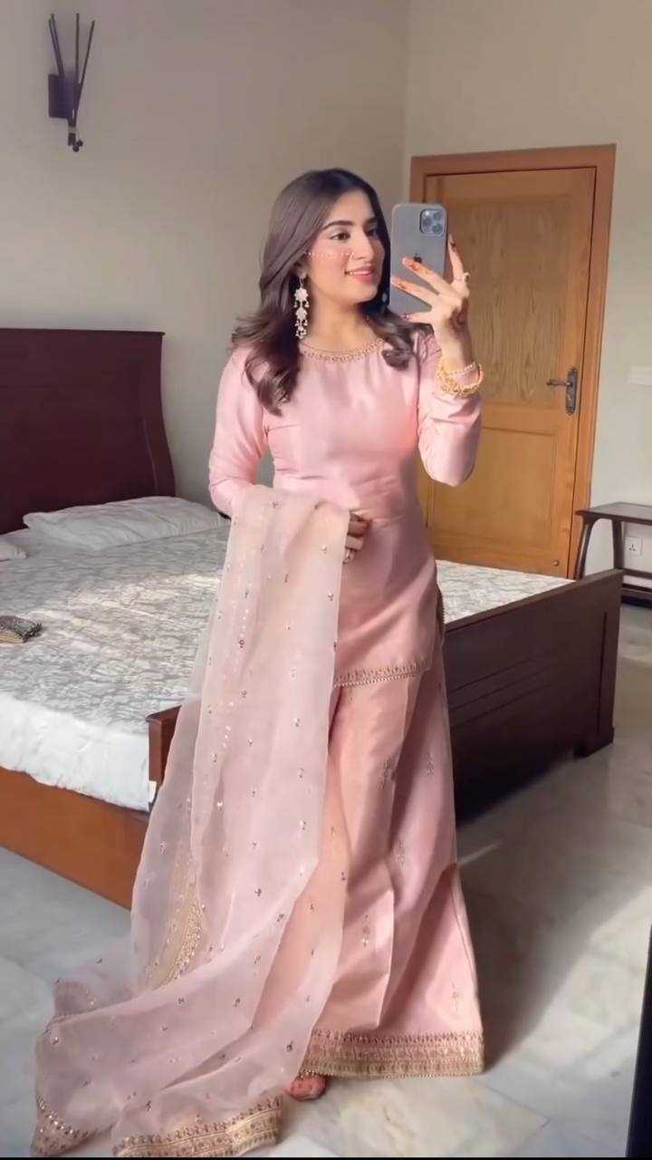 Ynf Satin KESH512 199 Suits & Dresses Wholesale Ladies Suits Dresses Designer Suits Manufacturer