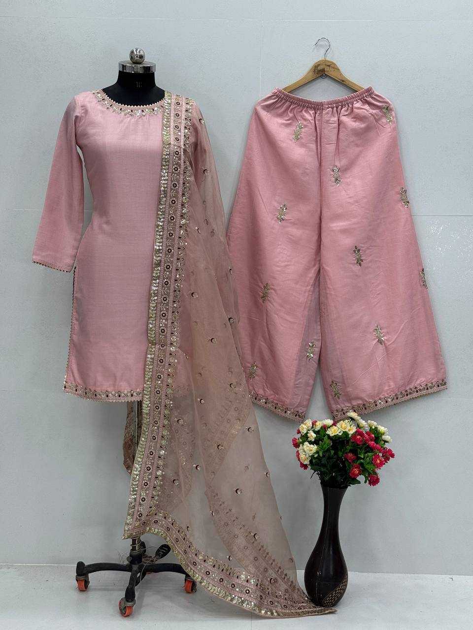 Ynf Satin KESH512 199 Suits & Dresses Wholesale Ladies Suits Dresses Designer Suits Manufacturer