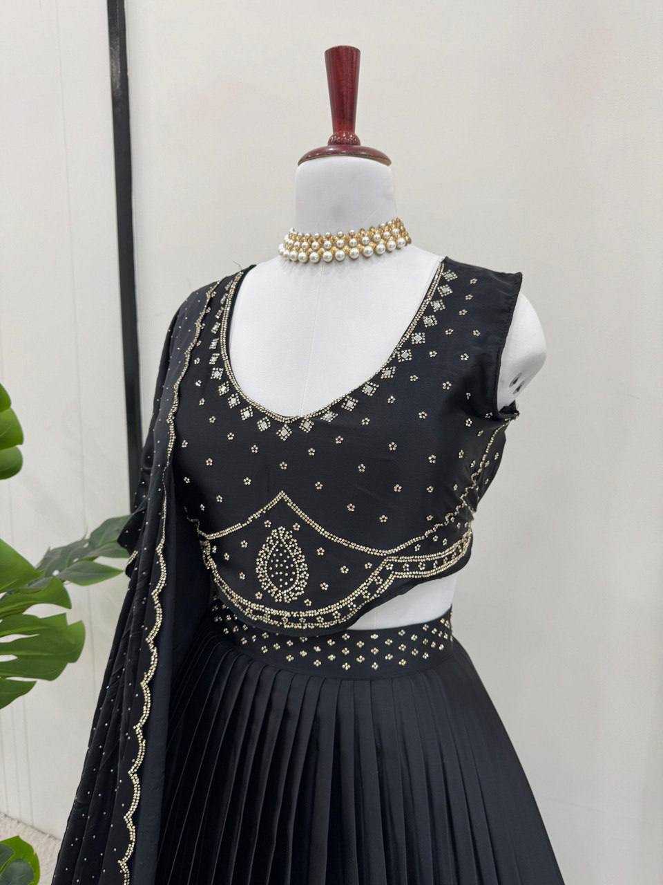 Ynf Satin Silk RIN162 326 Lehengas Wholesale Fancy Lehenga Floral Lehenga Mirror Work Lehenga Lehenga For Engagement Manufacturer