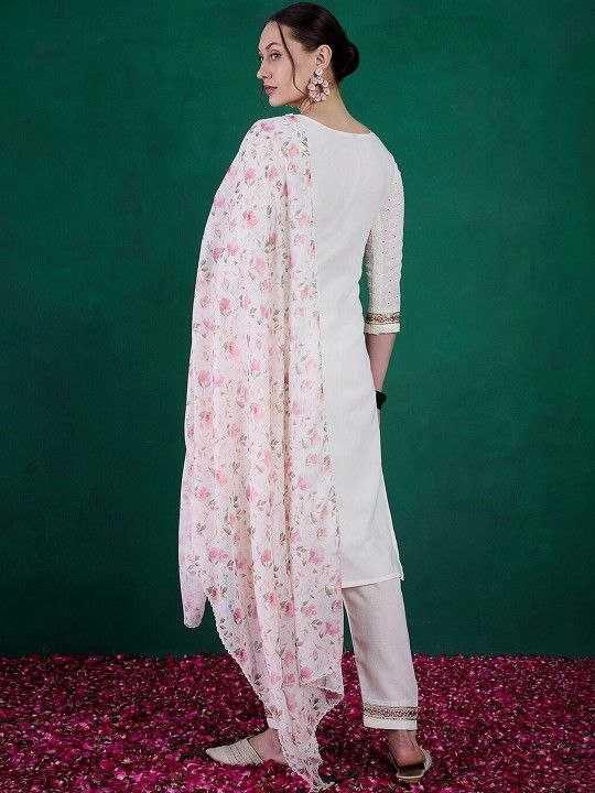 Ynf Schiffli KESH529 JANVI Suits & Dresses Wedding Collections Festive Collections Wholesale Embroidery Suits Cotton Suits Wedding Outfits Manufacturer