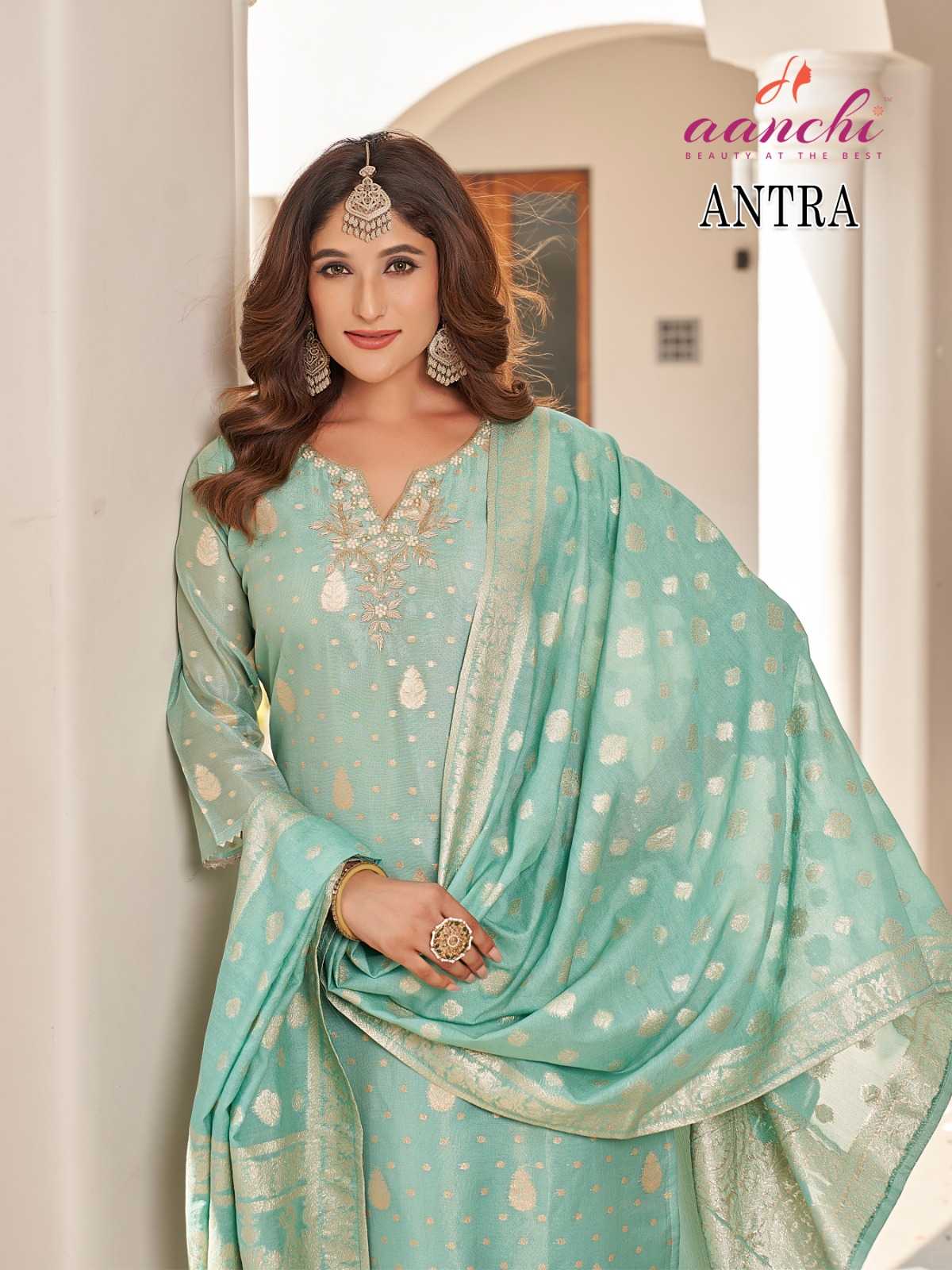 Ynf Shimmer silk RIN190 Setwise Collections Wholesale Kurtis Catalogs Manufacturer