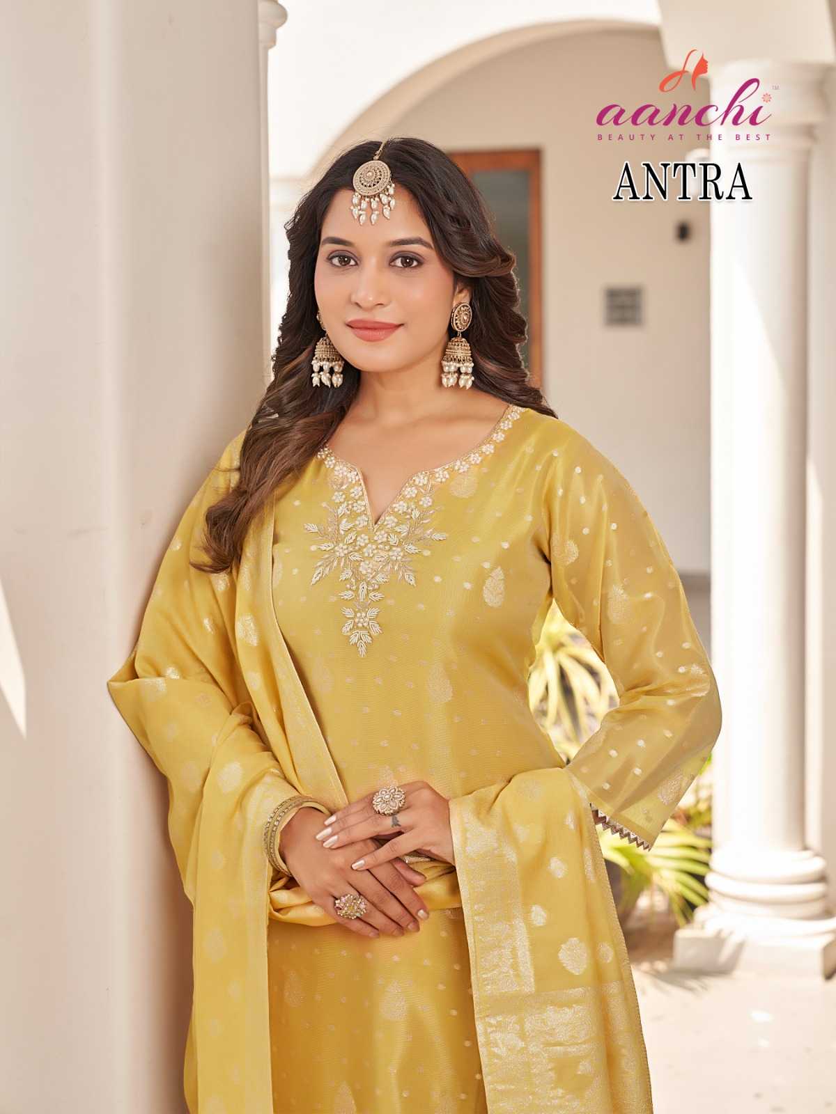 Ynf Shimmer silk RIN190 Setwise Collections Wholesale Kurtis Catalogs Manufacturer