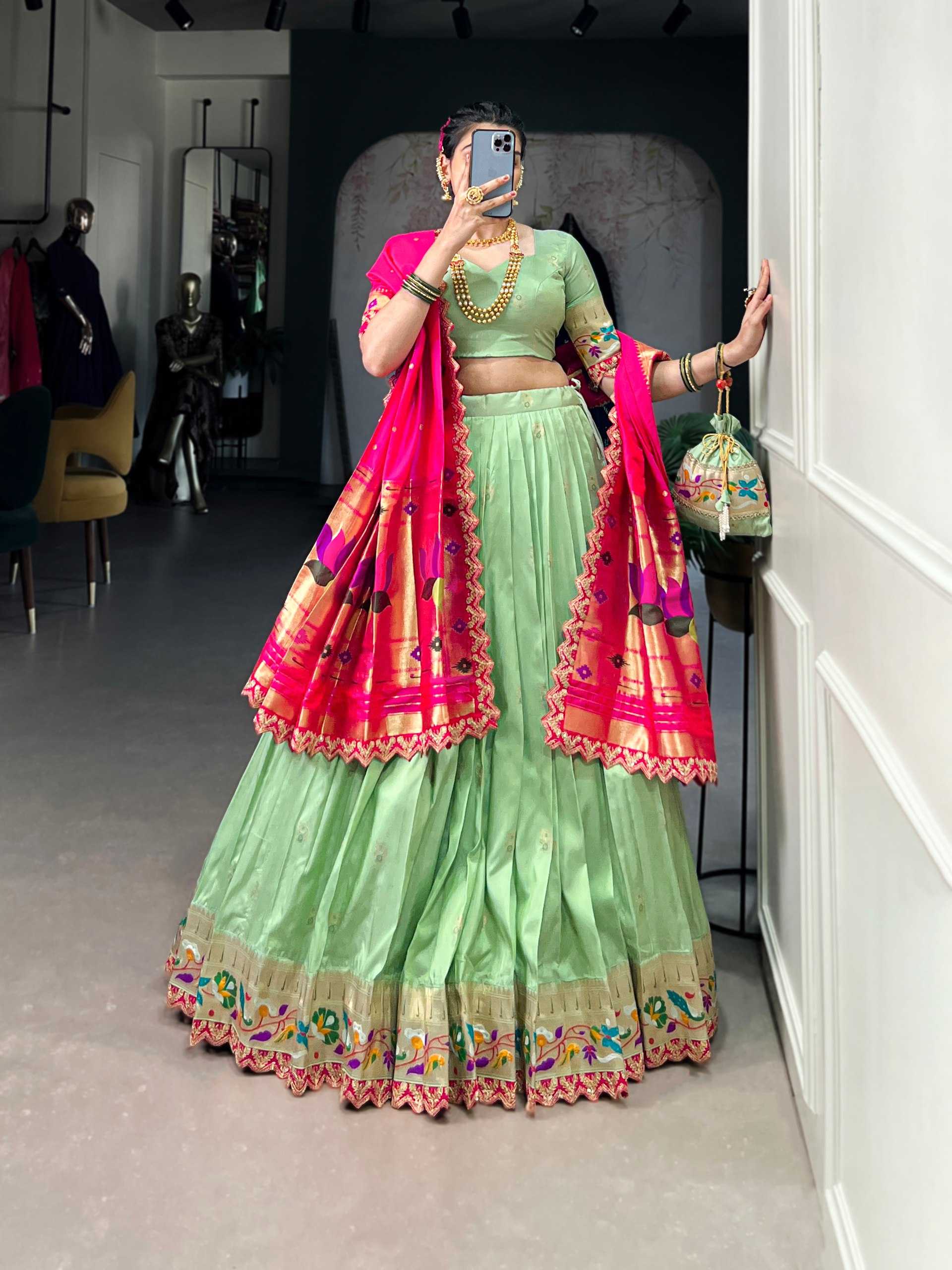 Ynf Silk KESH134 2014 Lehengas Festive Collections Wholesale Designer Lehenga Silk Lehenga Navratri Chaniya Choli Manufacturer