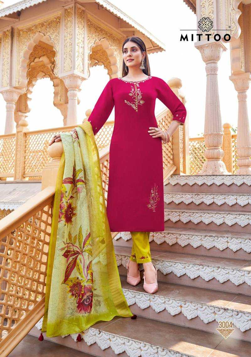 Ynf Silk RIN190 MITTOO-Ayushi Setwise Collections Wholesale Kurtis Catalogs Manufacturer