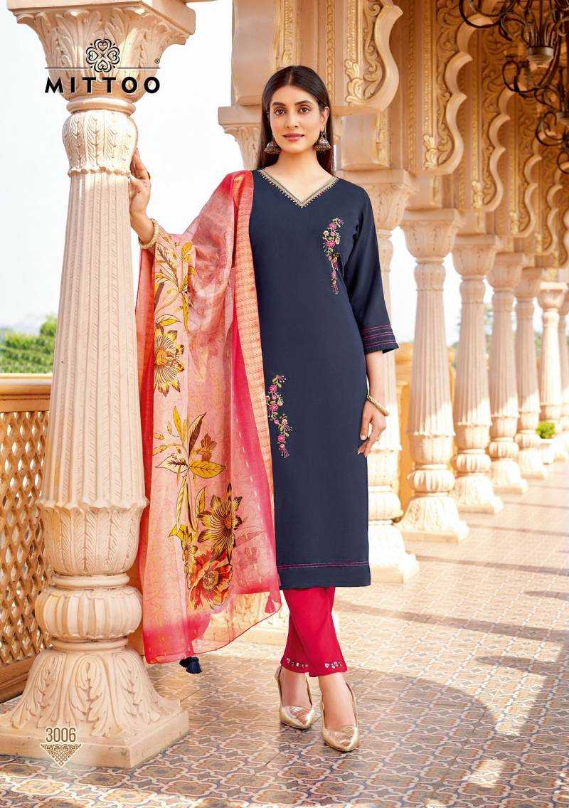 Ynf Silk RIN190 MITTOO-Ayushi Setwise Collections Wholesale Kurtis Catalogs Manufacturer