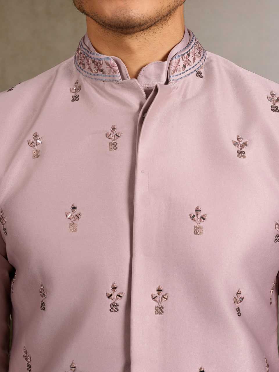 Ynf Silk RIN202 61101 Western Wears Mens Wear Festive Collections Wholesale Mens Kurtas Silk Kurta Embroidered Kurta Pajama Manufacturer