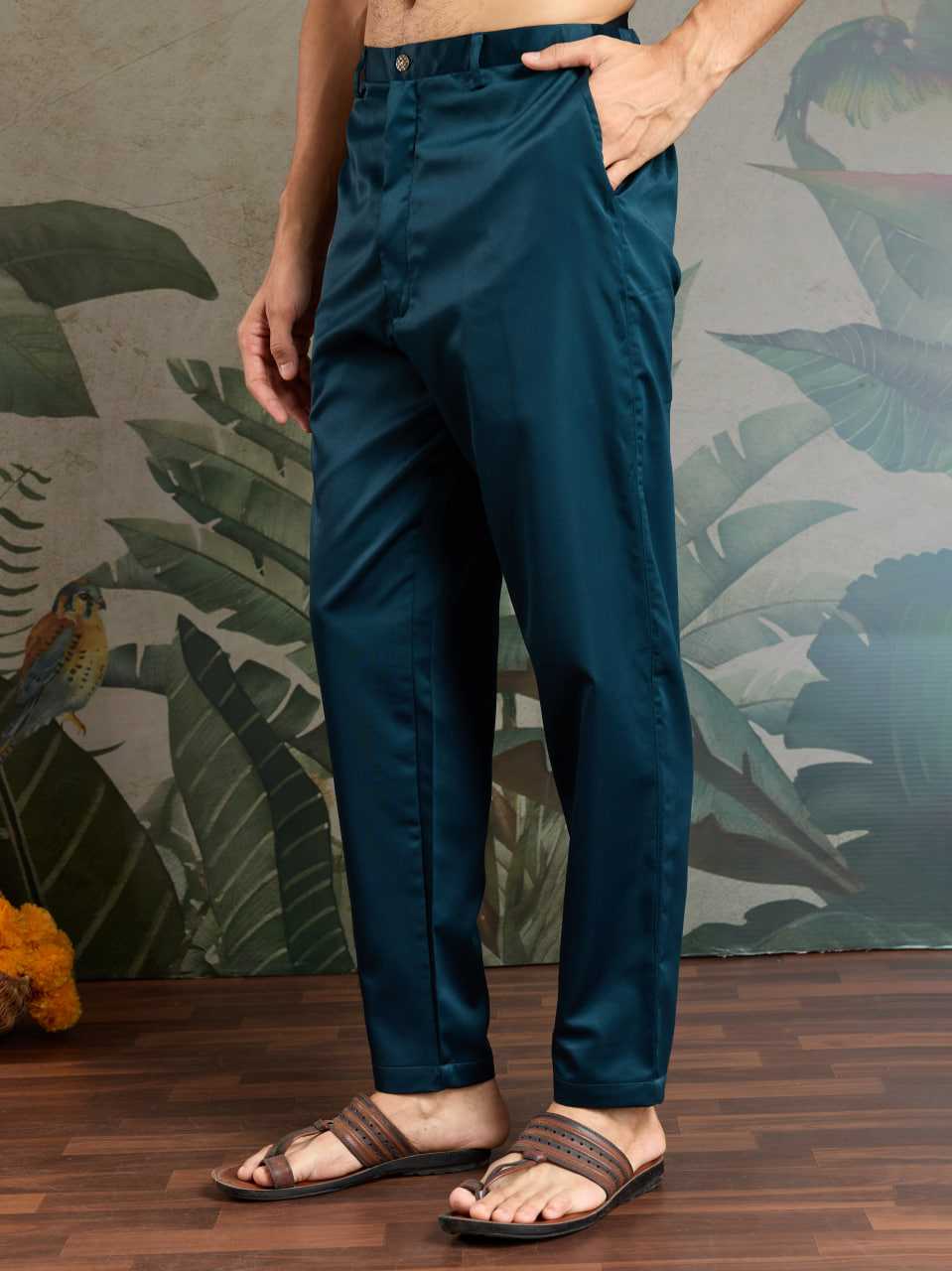 Ynf Silk RIN202 61101 Western Wears Mens Wear Festive Collections Wholesale Mens Kurtas Silk Kurta Embroidered Kurta Pajama Manufacturer