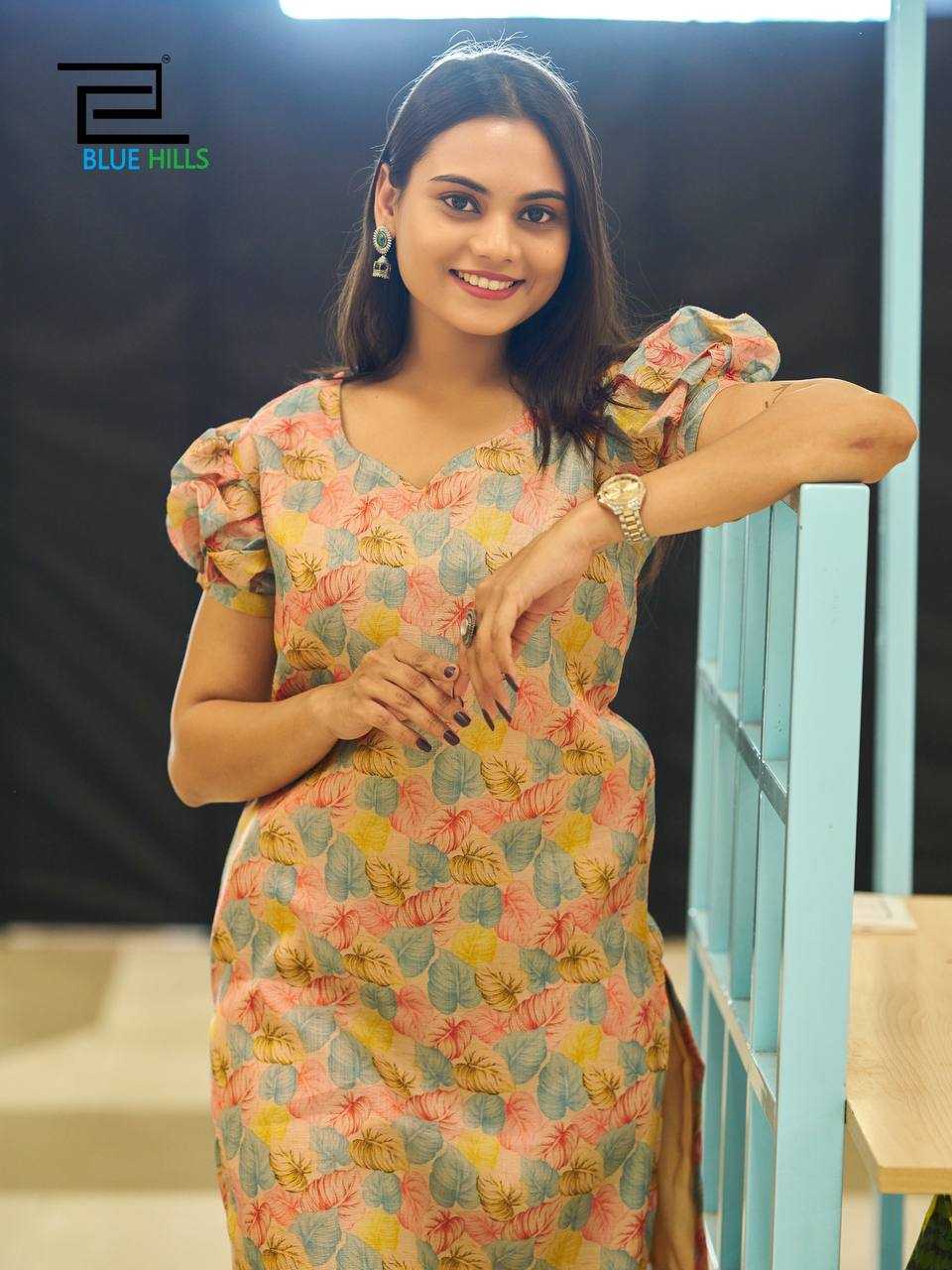 Ynf Simar silk RIN125 Rashmika Kurti Wholesale Workwear Kurtis Printed Kurtis Manufacturer