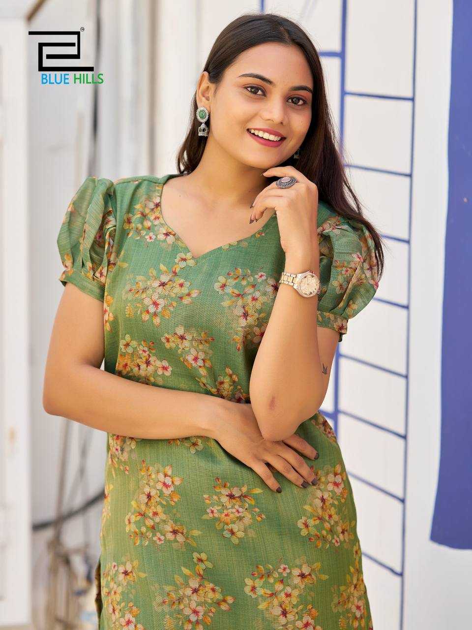 Ynf Simar silk RIN125 Rashmika Kurti Wholesale Workwear Kurtis Printed Kurtis Manufacturer