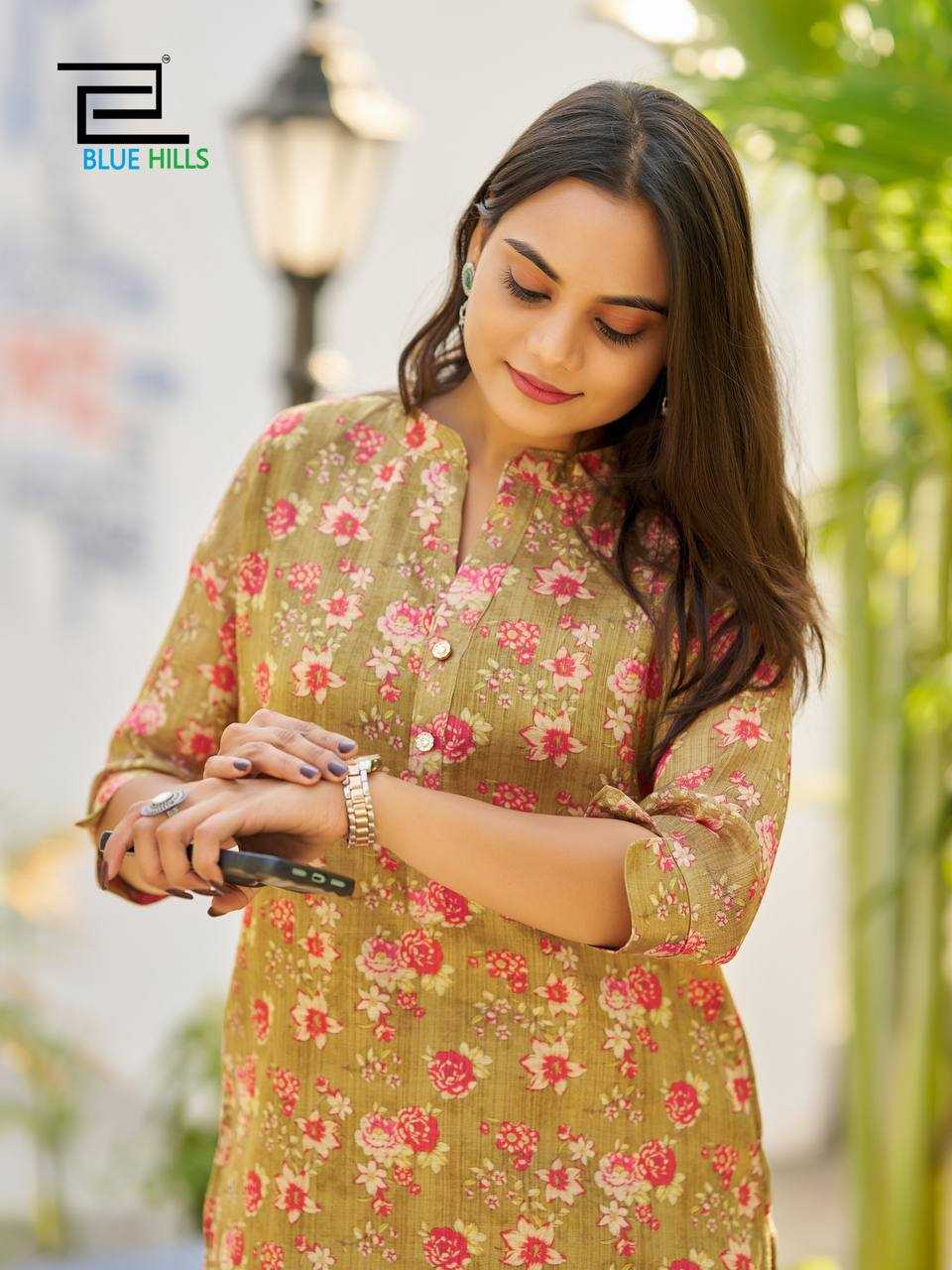 Ynf Simar silk RIN125 Rashmika Kurti Wholesale Workwear Kurtis Printed Kurtis Manufacturer