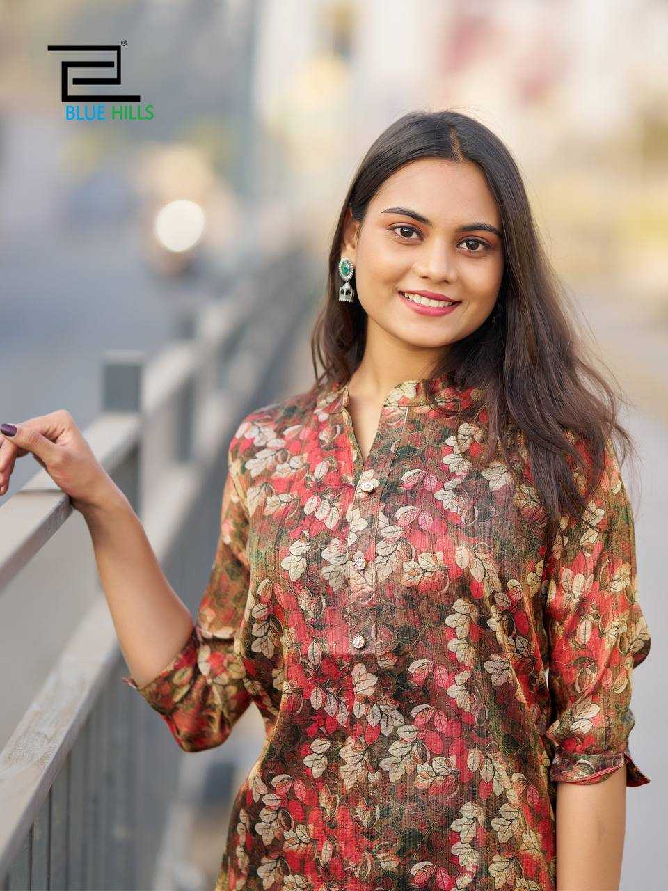 Ynf Simar silk RIN125 Rashmika Kurti Wholesale Workwear Kurtis Printed Kurtis Manufacturer