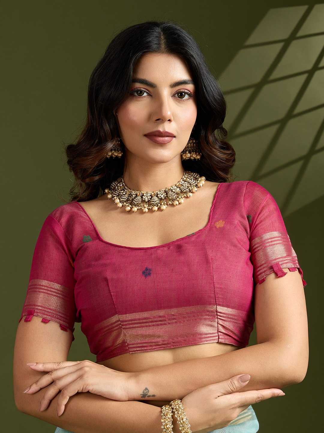 Ynf Soft Cotton KESH532 MUGA COTTON PAITHANI Sarees Wholesale Cotton Sarees Zari Sarees Manufacturer