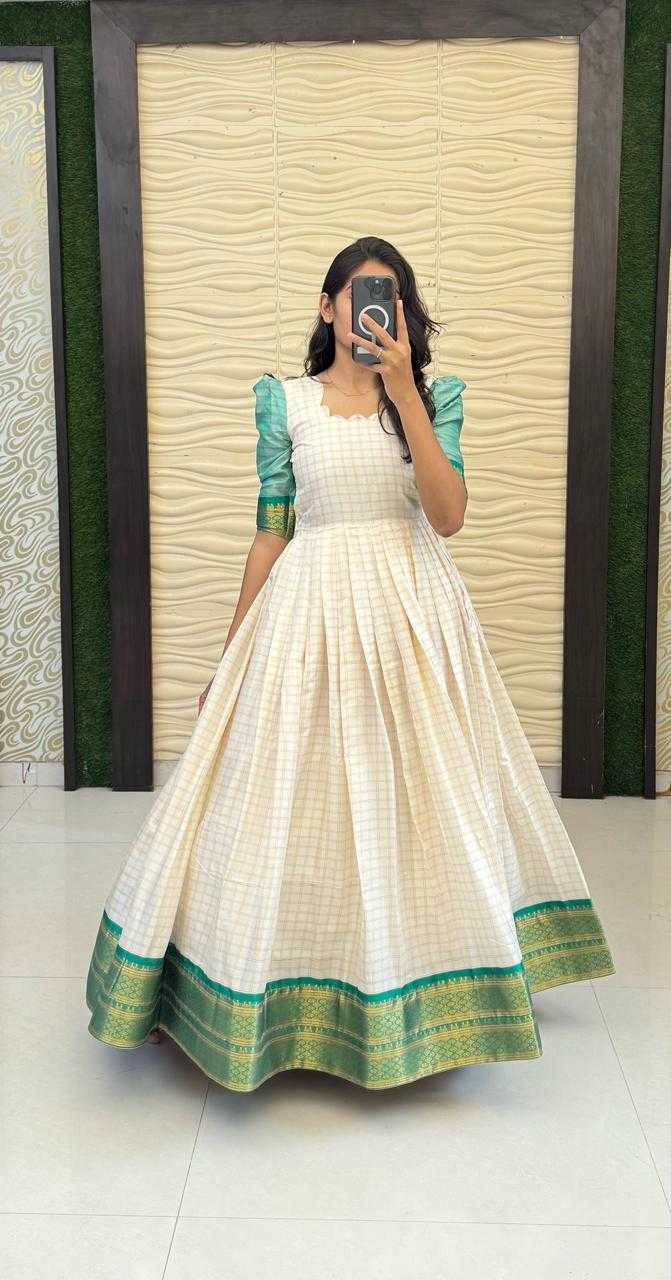 Ynf Soft Cotton Silk KESH503 8115 Gowns Festive Collections Plus Size Collections Wholesale Designer Gowns Silk Gowns Onam Collections Manufacturer