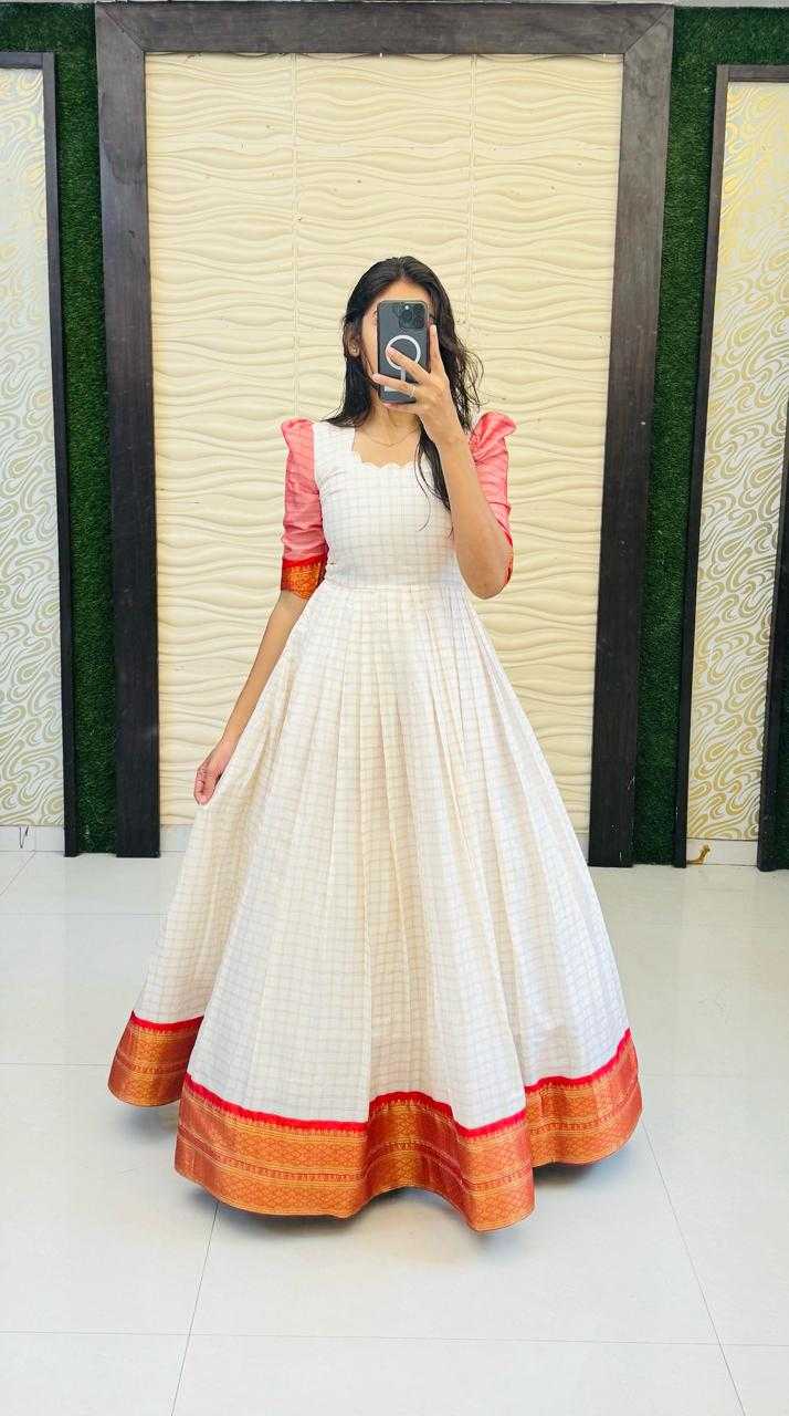 Ynf Soft Cotton Silk KESH503 8115 Gowns Festive Collections Plus Size Collections Wholesale Designer Gowns Silk Gowns Onam Collections Manufacturer