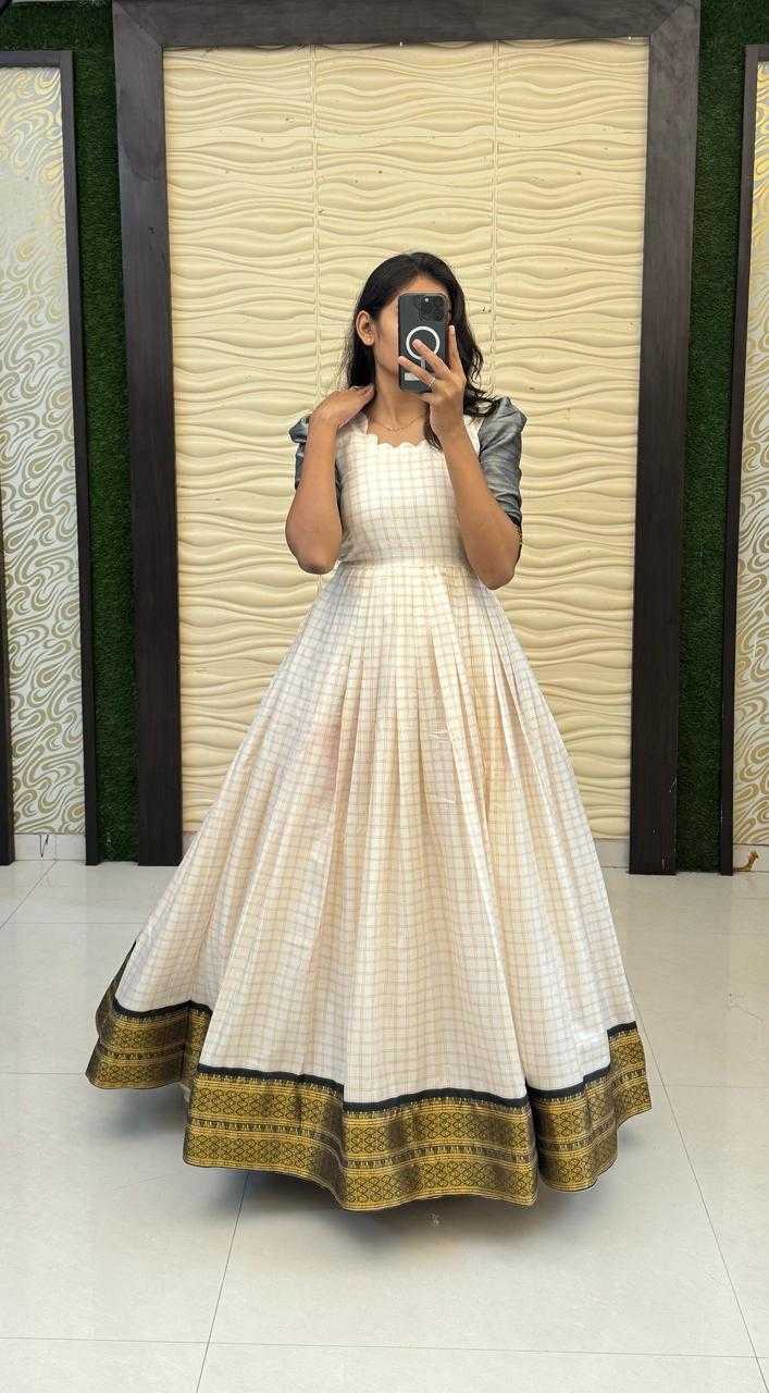 Ynf Soft Cotton Silk KESH503 8115 Gowns Festive Collections Plus Size Collections Wholesale Designer Gowns Silk Gowns Onam Collections Manufacturer