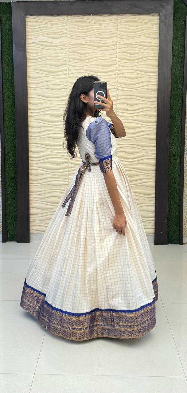 Ynf Soft Cotton Silk KESH503 8115 Gowns Festive Collections Plus Size Collections Wholesale Designer Gowns Silk Gowns Onam Collections Manufacturer