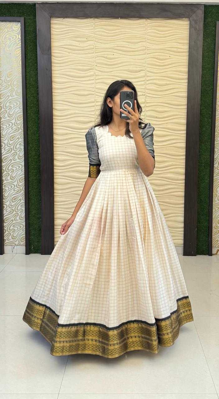 Ynf Soft Cotton Silk KESH503 8115 Gowns Festive Collections Plus Size Collections Wholesale Designer Gowns Silk Gowns Onam Collections Manufacturer