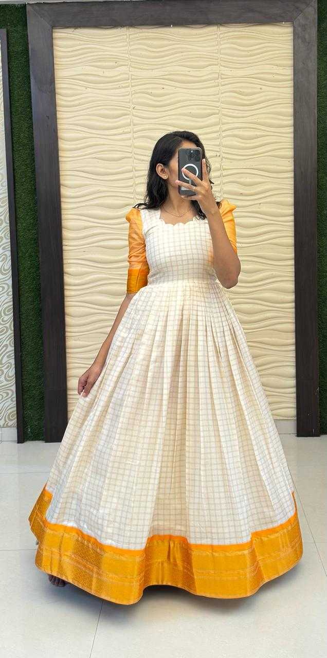 Ynf Soft Cotton Silk KESH503 8115 Gowns Festive Collections Plus Size Collections Wholesale Designer Gowns Silk Gowns Onam Collections Manufacturer