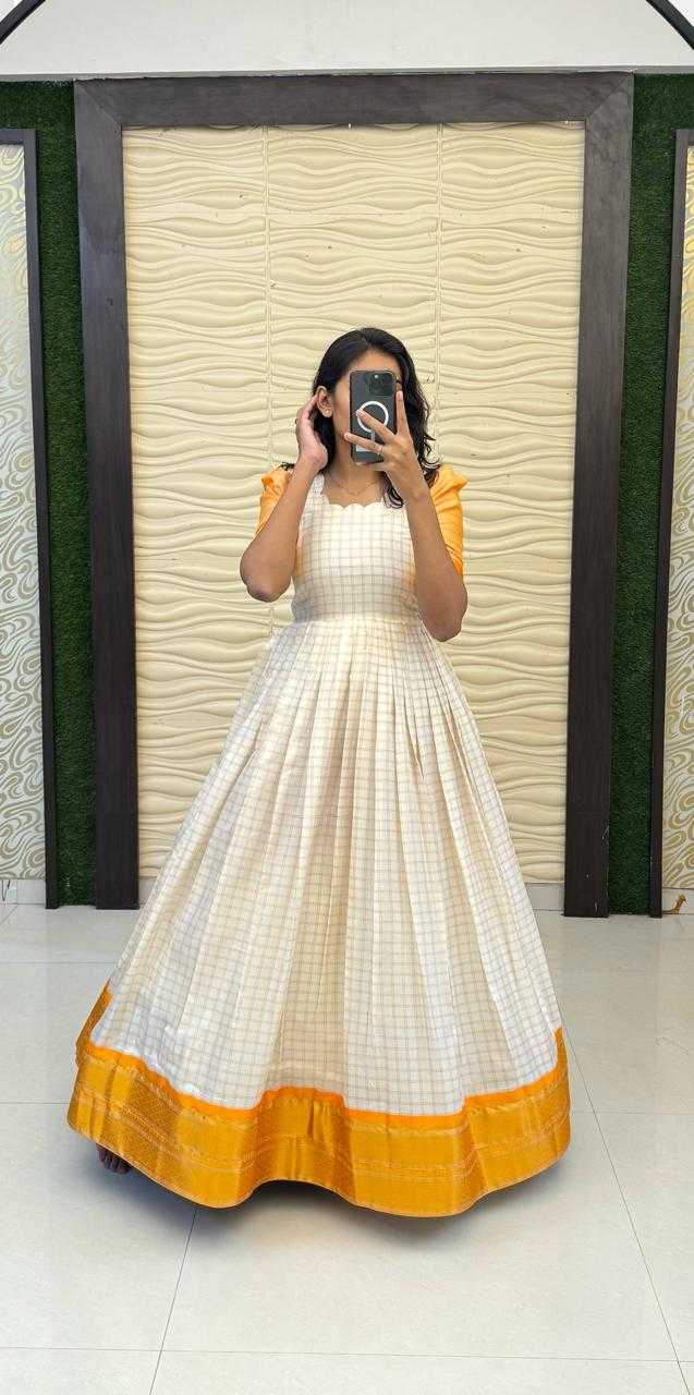 Ynf Soft Cotton Silk KESH503 8115 Gowns Festive Collections Plus Size Collections Wholesale Designer Gowns Silk Gowns Onam Collections Manufacturer