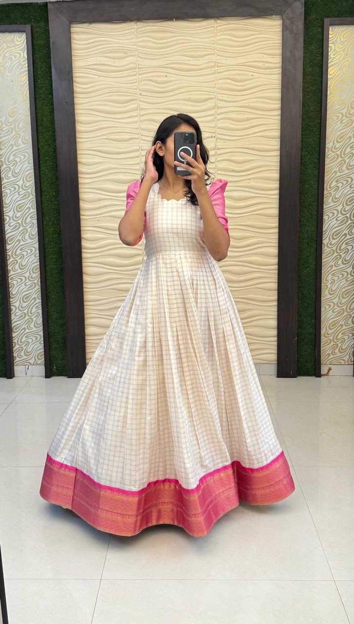 Ynf Soft Cotton Silk KESH503 8115 Gowns Festive Collections Plus Size Collections Wholesale Designer Gowns Silk Gowns Onam Collections Manufacturer