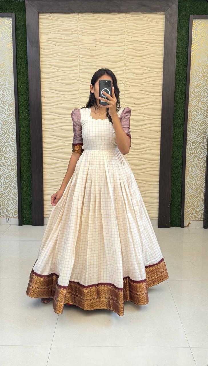 Ynf Soft Cotton Silk KESH503 8115 Gowns Festive Collections Plus Size Collections Wholesale Designer Gowns Silk Gowns Onam Collections Manufacturer