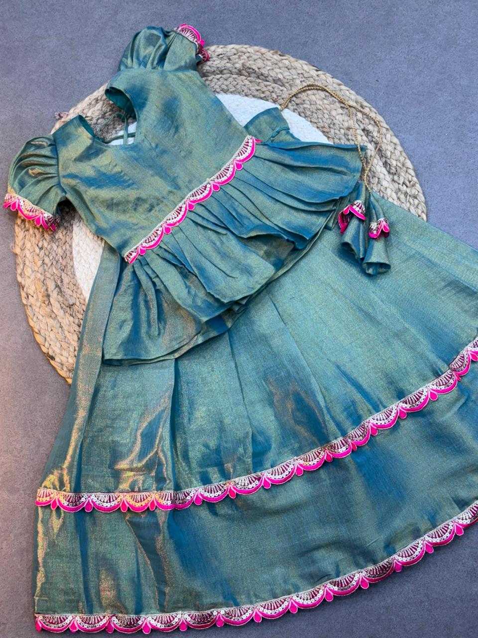 Ynf Soft Silk RIN235 FALCO Kids Wear Wholesale Kids Lehenga Kids Lehenga Choli Baby Girl Lehenga Manufacturer