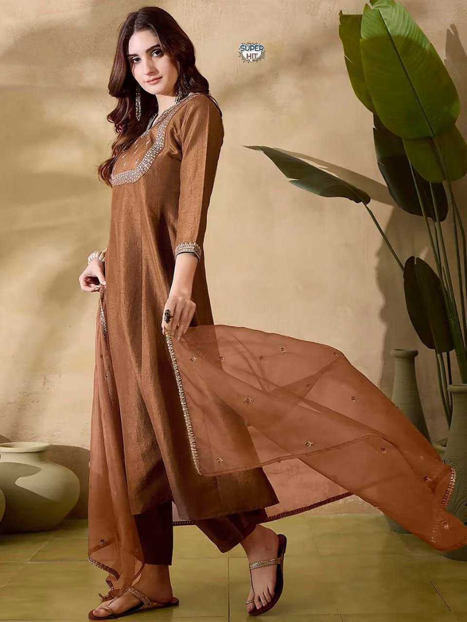 Ynf Soft Vichitra KESH536 CODING HEVAY Suits & Dresses Wholesale Ladies Suits Embroidery Suits Designer Suits Manufacturer