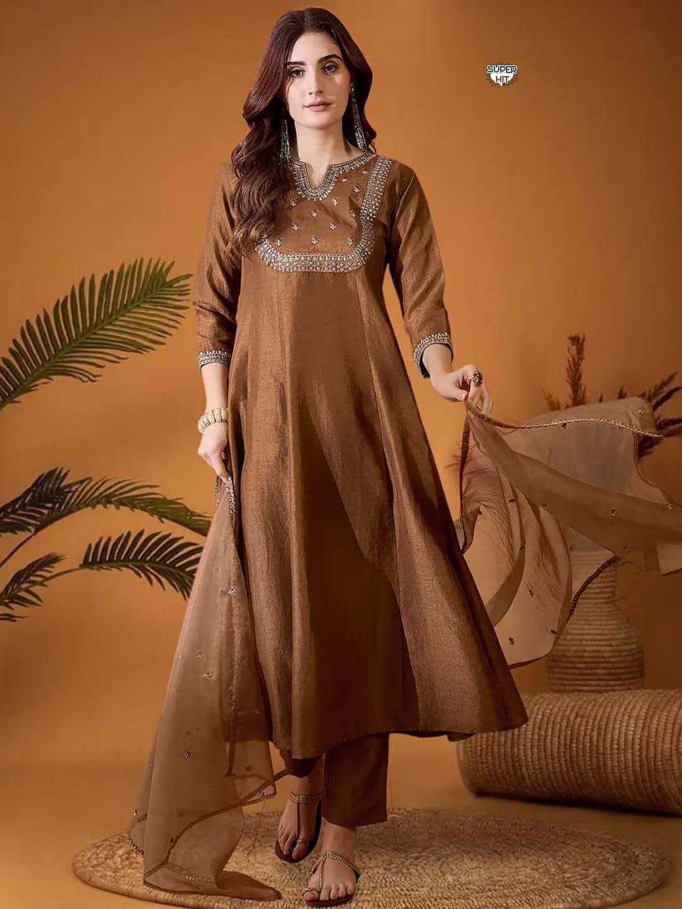 Ynf Soft Vichitra KESH536 CODING HEVAY Suits & Dresses Wholesale Ladies Suits Embroidery Suits Designer Suits Manufacturer