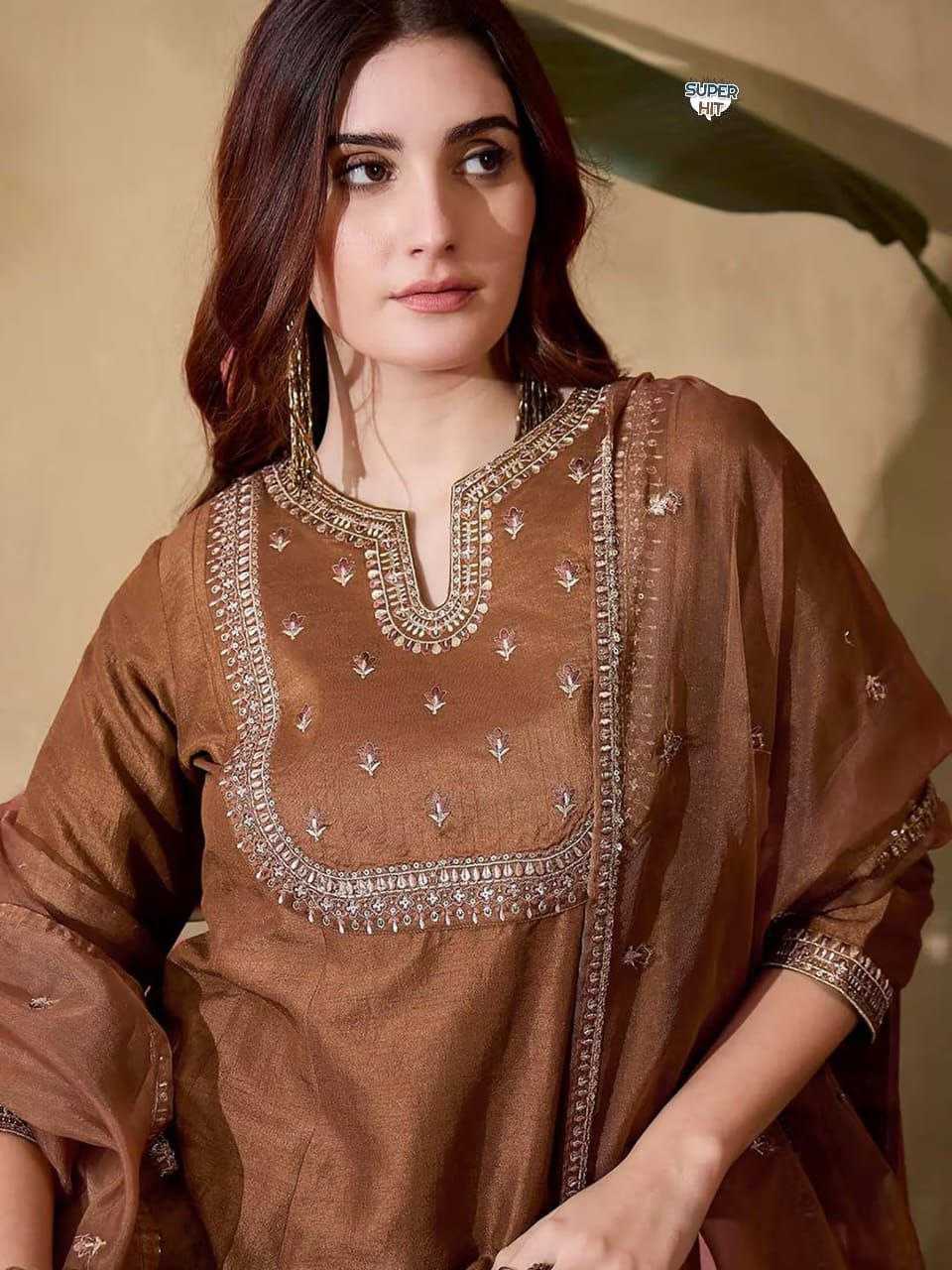 Ynf Soft Vichitra KESH536 CODING HEVAY Suits & Dresses Wholesale Ladies Suits Embroidery Suits Designer Suits Manufacturer