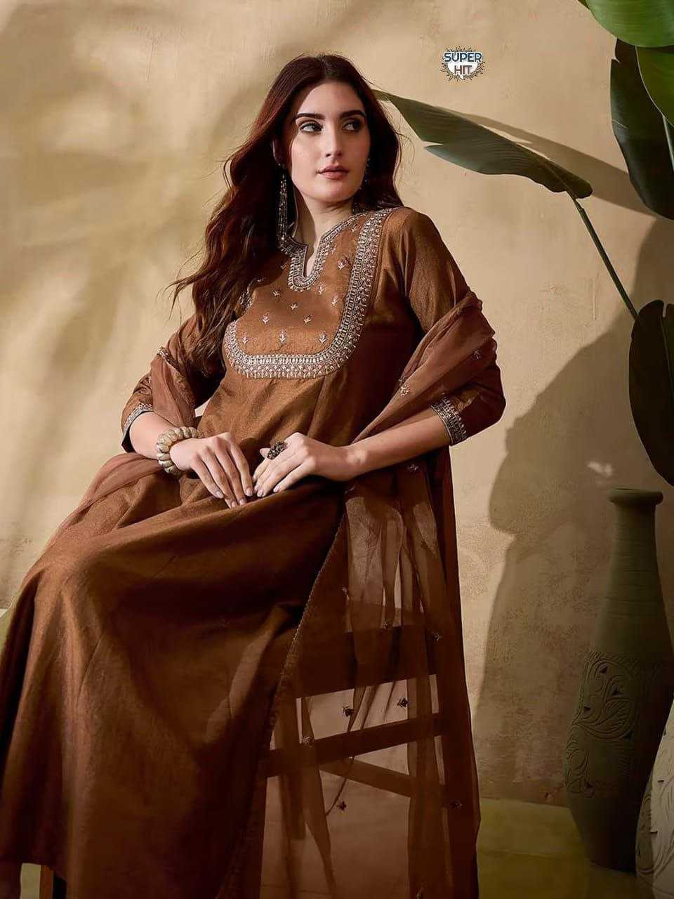 Ynf Soft Vichitra KESH536 CODING HEVAY Suits & Dresses Wholesale Ladies Suits Embroidery Suits Designer Suits Manufacturer