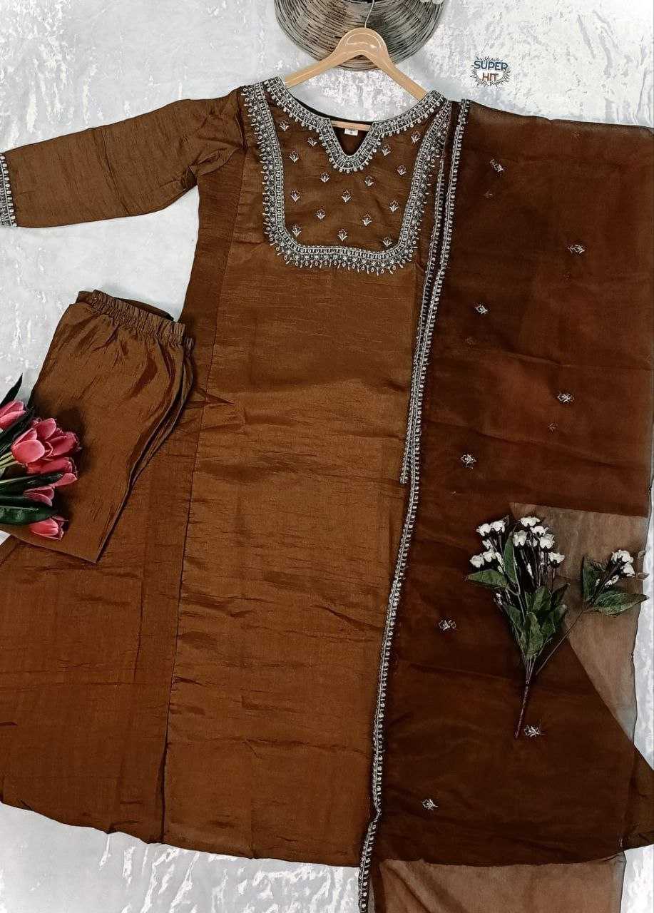 Ynf Soft Vichitra KESH536 CODING HEVAY Suits & Dresses Wholesale Ladies Suits Embroidery Suits Designer Suits Manufacturer