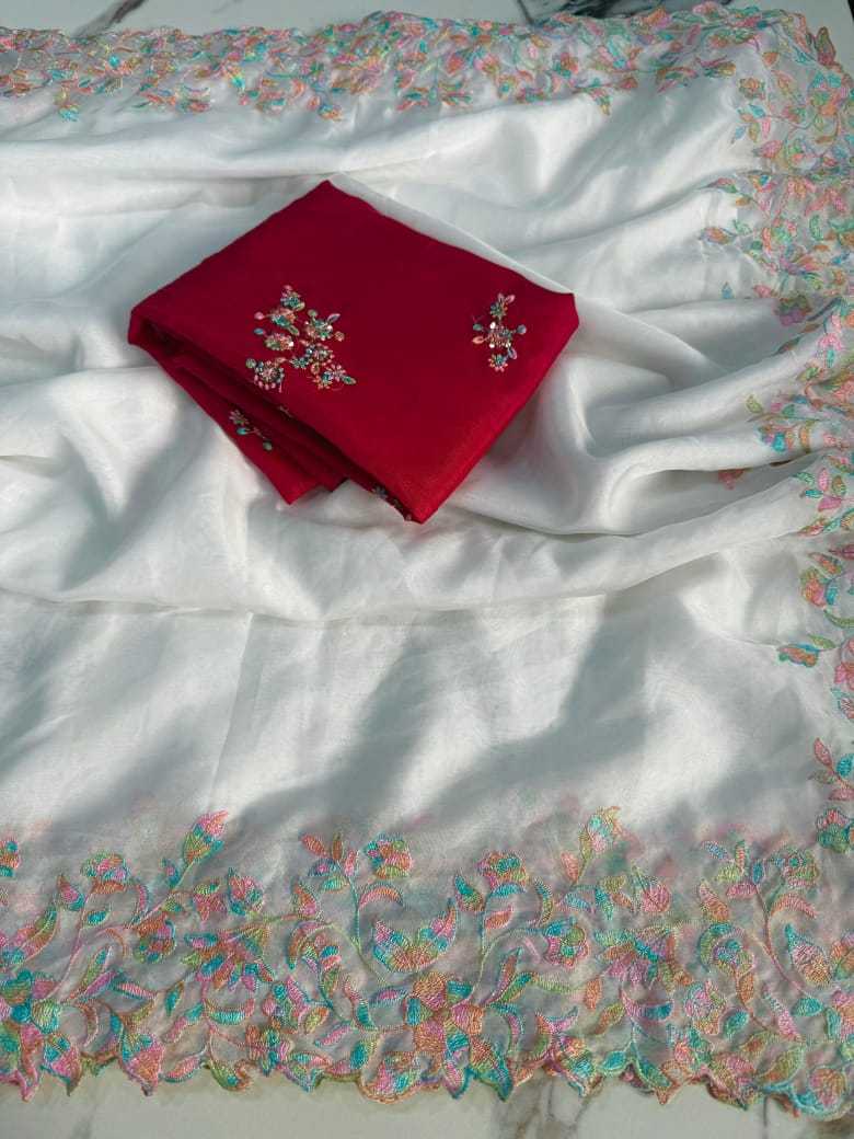 Ynf Tabby Silk RIN178 DAIRY Silk Sarees Festive Collections Wholesale Lightweight Silk Sarees White Silk Sarees Onam Collections Manufacturer
