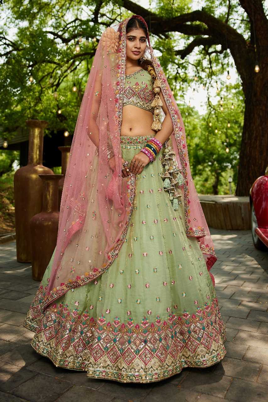 Ynf Tissue RIN197 3025 Lehengas Wholesale Designer Lehenga Fancy Lehenga Bridal Lehenga Manufacturer