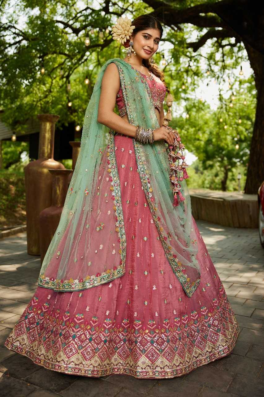 Ynf Tissue RIN197 3025 Lehengas Wholesale Designer Lehenga Fancy Lehenga Bridal Lehenga Manufacturer
