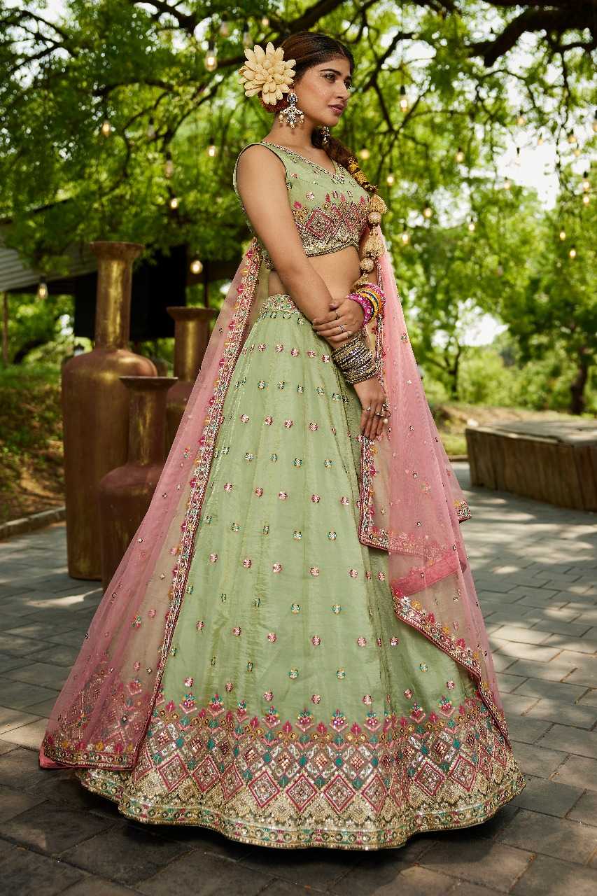 Ynf Tissue RIN197 3025 Lehengas Wholesale Designer Lehenga Fancy Lehenga Bridal Lehenga Manufacturer