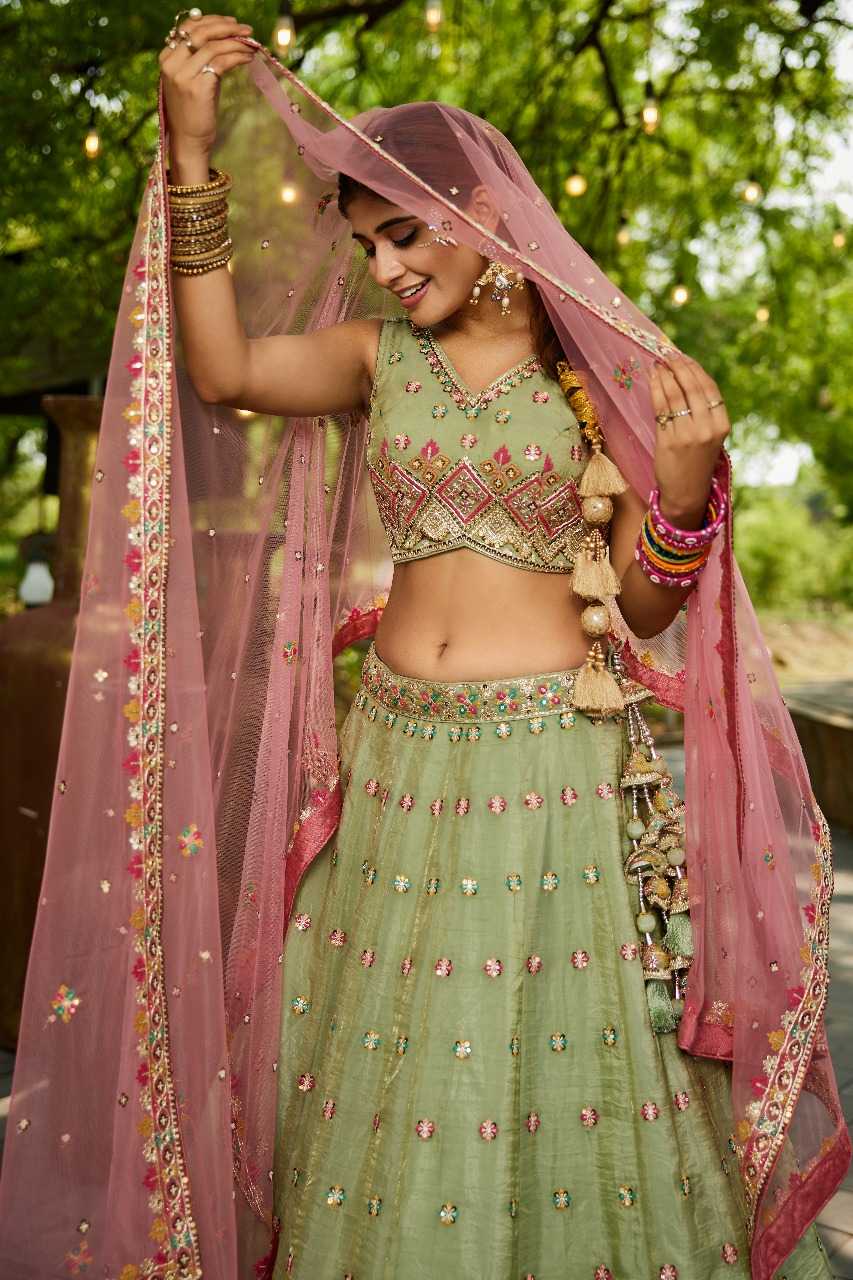 Ynf Tissue RIN197 3025 Lehengas Wholesale Designer Lehenga Fancy Lehenga Bridal Lehenga Manufacturer