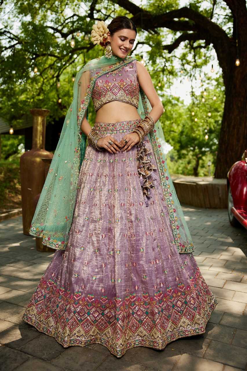 Ynf Tissue RIN197 3025 Lehengas Wholesale Designer Lehenga Fancy Lehenga Bridal Lehenga Manufacturer