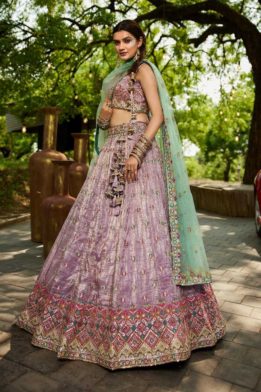 Ynf Tissue RIN197 3025 Lehengas Wholesale Designer Lehenga Fancy Lehenga Bridal Lehenga Manufacturer