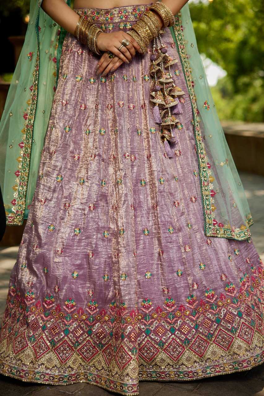 Ynf Tissue RIN197 3025 Lehengas Wholesale Designer Lehenga Fancy Lehenga Bridal Lehenga Manufacturer