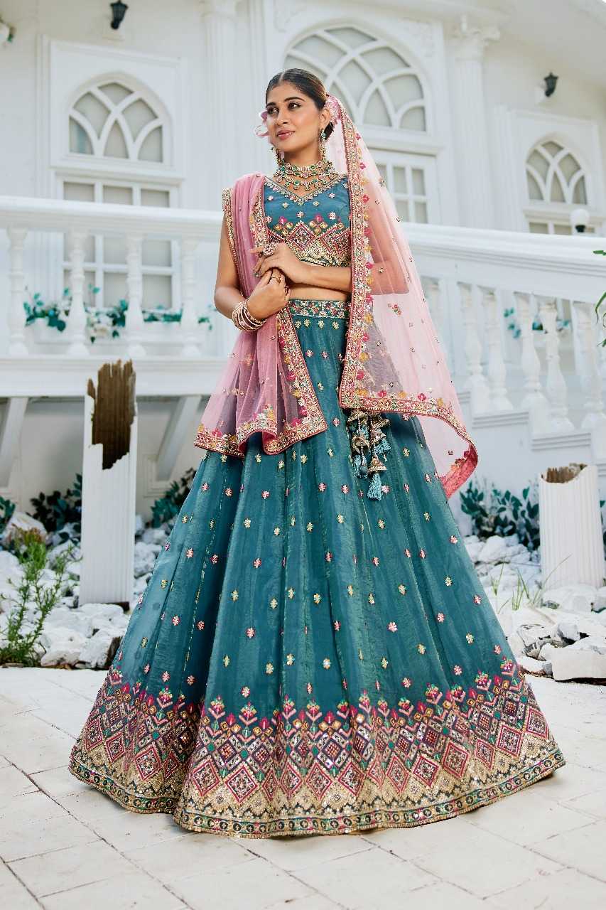 Ynf Tissue RIN197 3025 Lehengas Wholesale Designer Lehenga Fancy Lehenga Bridal Lehenga Manufacturer