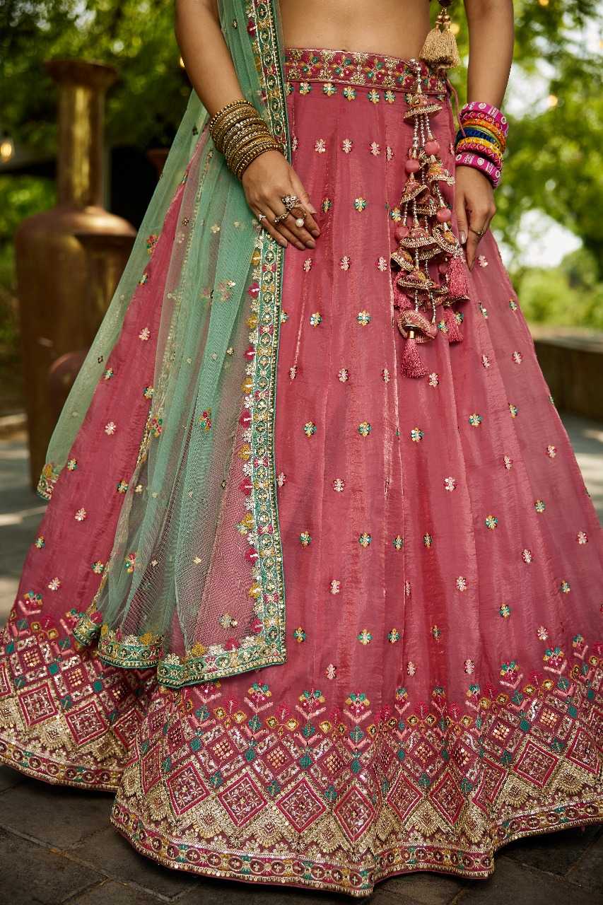 Ynf Tissue RIN197 3025 Lehengas Wholesale Designer Lehenga Fancy Lehenga Bridal Lehenga Manufacturer