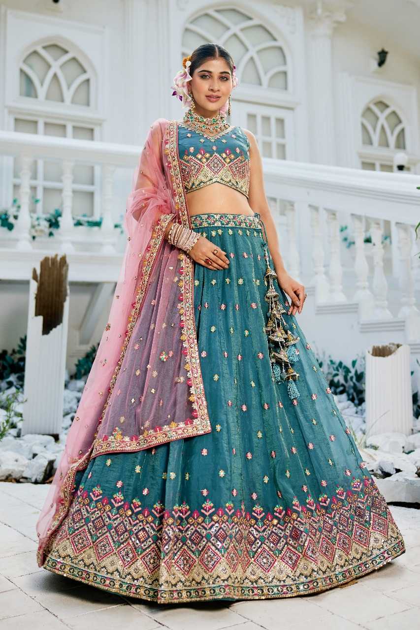 Ynf Tissue RIN197 3025 Lehengas Wholesale Designer Lehenga Fancy Lehenga Bridal Lehenga Manufacturer