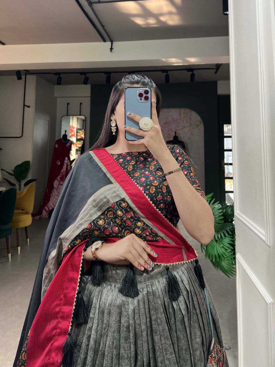Ynf Tussar Silk KESH511 Tulsi Lehengas Festive Collections Wholesale Designer Lehenga Navratri Chaniya Choli Manufacturer