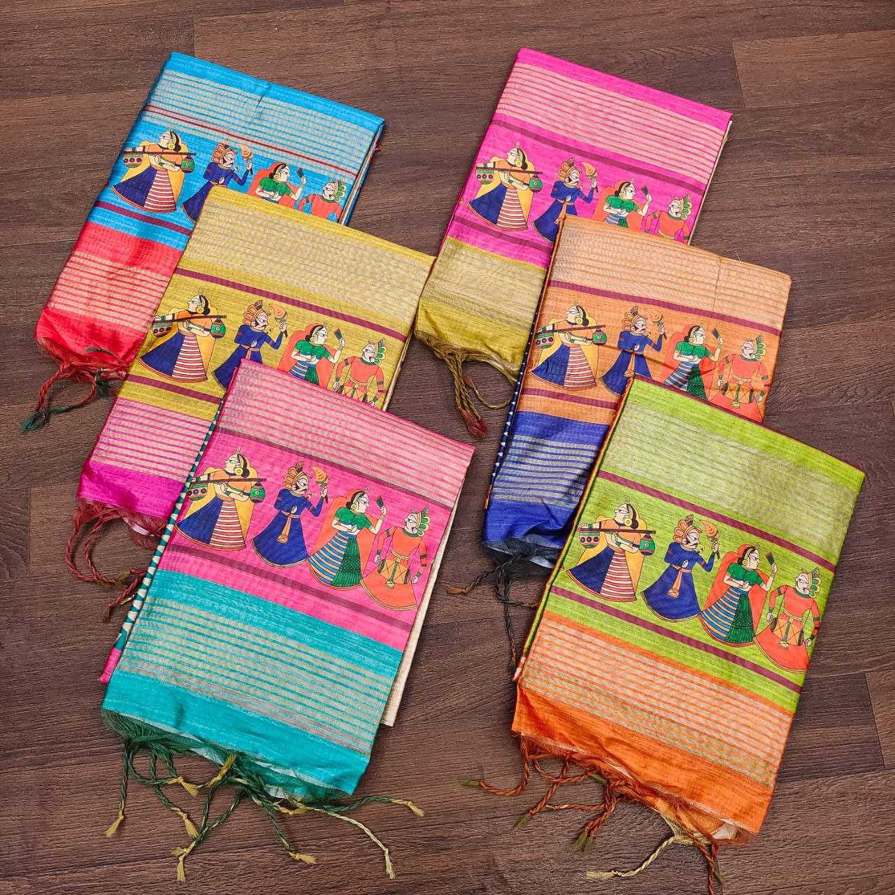 Ynf Tussar Silk KESH532 SAKHI KALAMKARI 2 Sarees Wholesale Designer Sarees Fancy Sarees Kalamkari Sarees Manufacturer