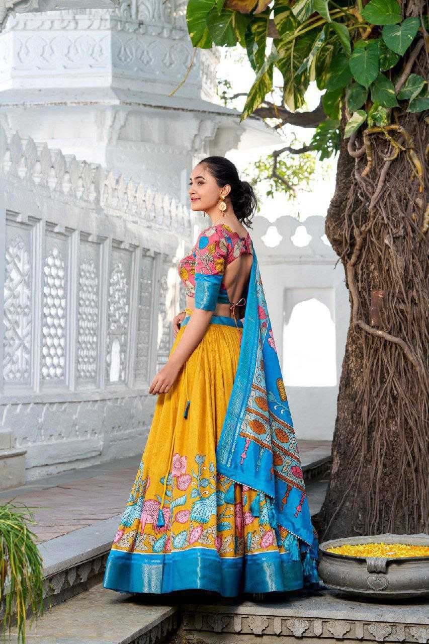 Ynf Tussar Silk RIN193 BANNO Lehengas Festive Collections Wholesale Designer Lehenga Choli Navratri Chaniya Choli Manufacturer