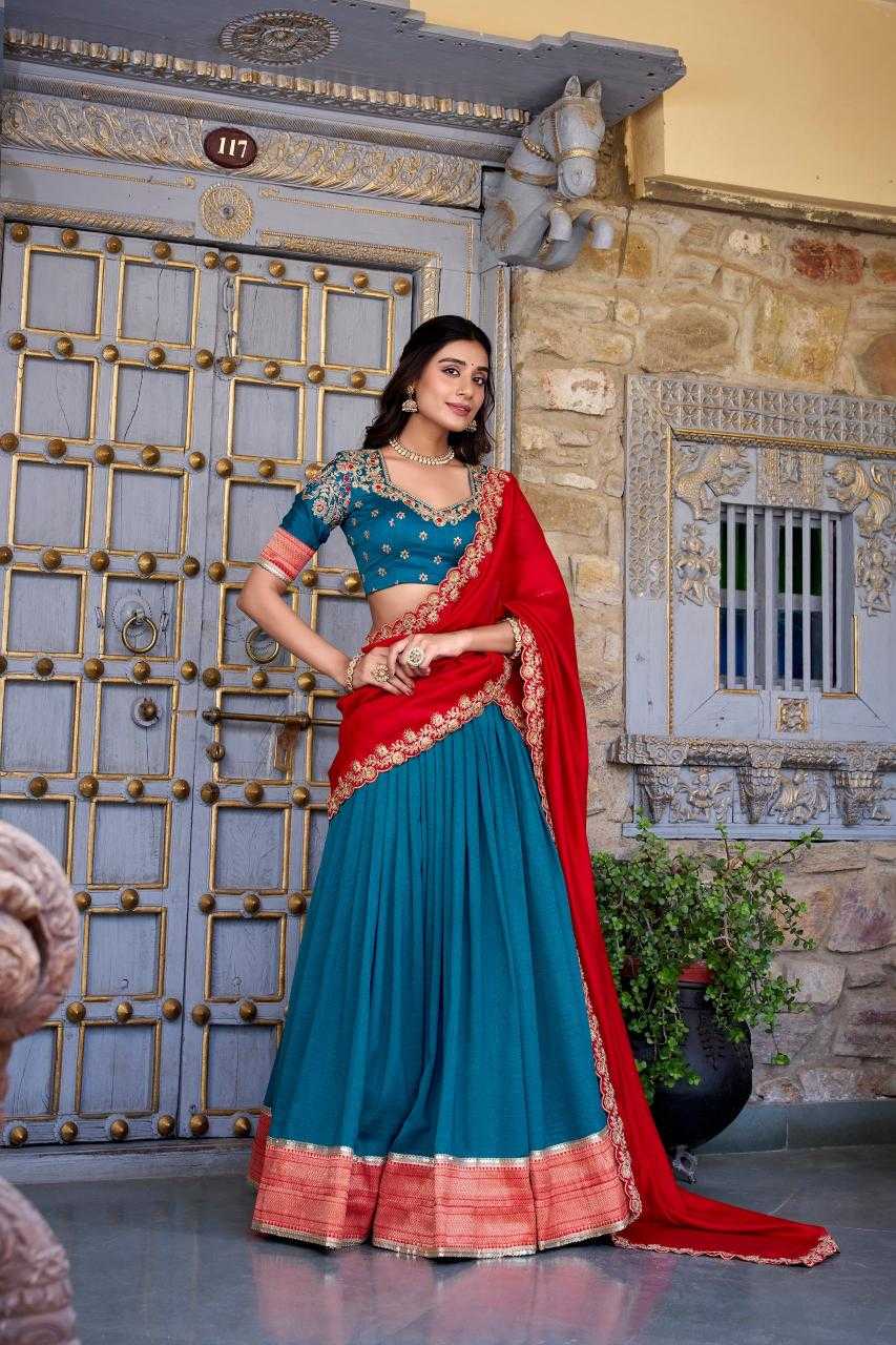 Ynf Vichitra Silk KESH134 2049 Lehengas Festive Collections Wholesale Silk Lehenga Zari Work Lehenga Onam Collections Manufacturer