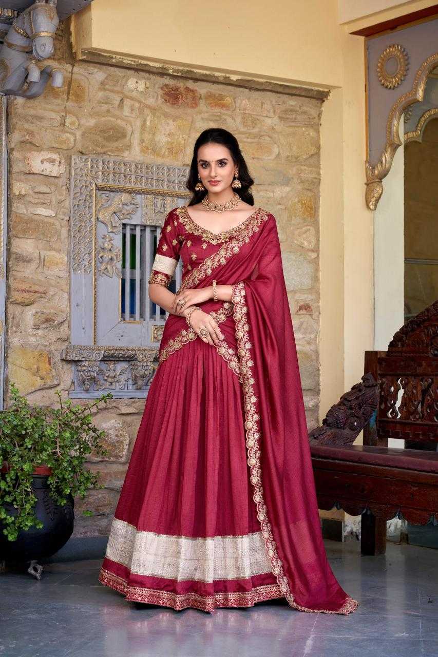 Ynf Vichitra Silk KESH134 2049 Lehengas Festive Collections Wholesale Silk Lehenga Zari Work Lehenga Onam Collections Manufacturer