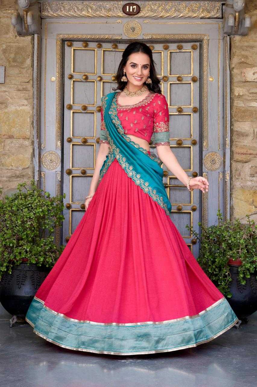 Ynf Vichitra Silk KESH134 2049 Lehengas Festive Collections Wholesale Silk Lehenga Zari Work Lehenga Onam Collections Manufacturer