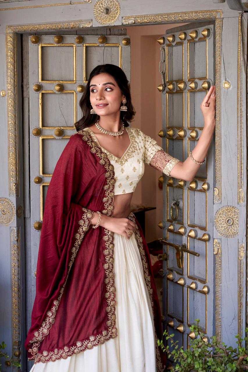 Ynf Vichitra Silk KESH134 2049 Lehengas Festive Collections Wholesale Silk Lehenga Zari Work Lehenga Onam Collections Manufacturer