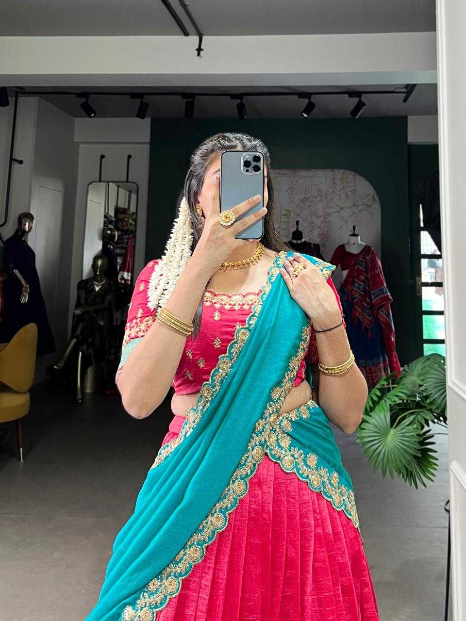 Ynf Vichitra Silk KESH134 2049 Lehengas Festive Collections Wholesale Silk Lehenga Zari Work Lehenga Onam Collections Manufacturer